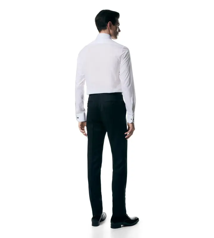 COCKTAIL VOILE SLIM FIT EVENING SHIRT OPTICAL WHITE online